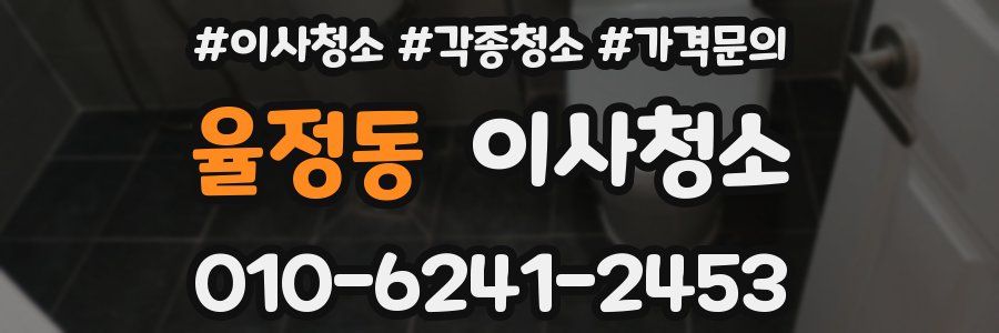 율정동 이사청소