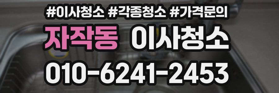 자작동 이사청소