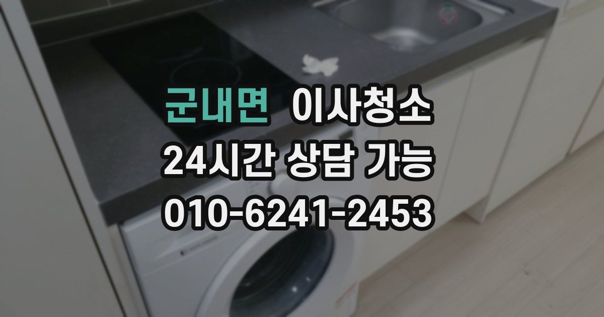 군내면 입주청소