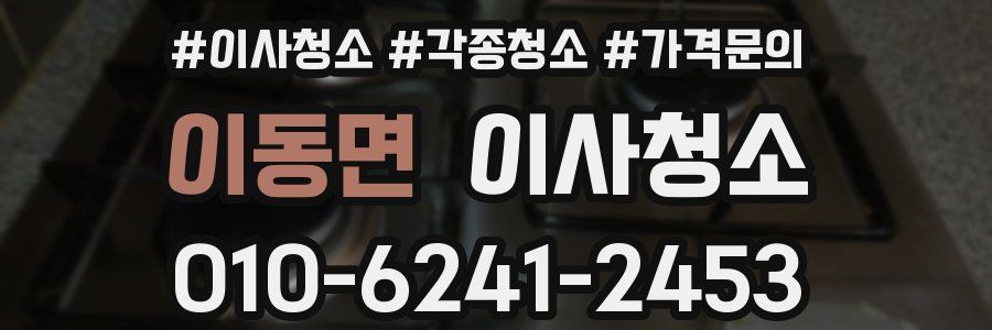 이동면 이사청소