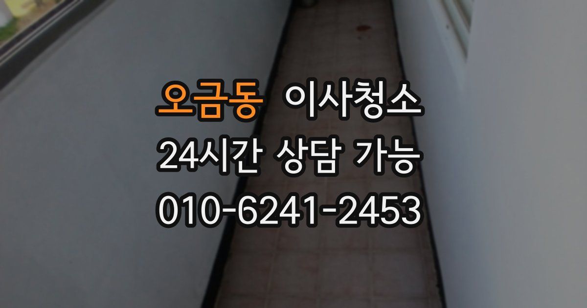 오금동 입주청소