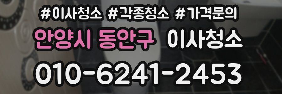 안양시 동안구 이사청소