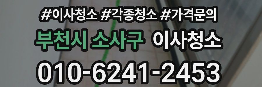 부천시 소사구 이사청소