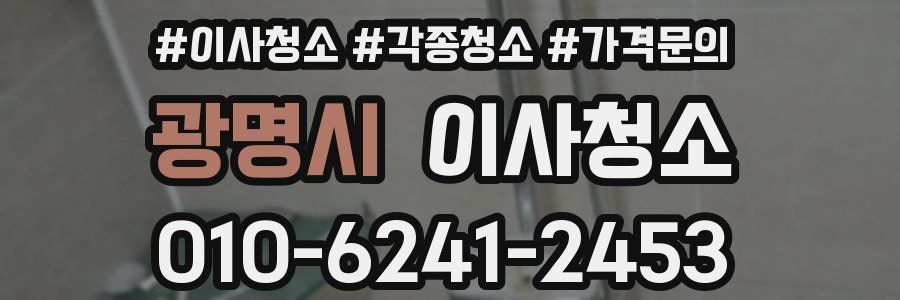 광명시 이사청소