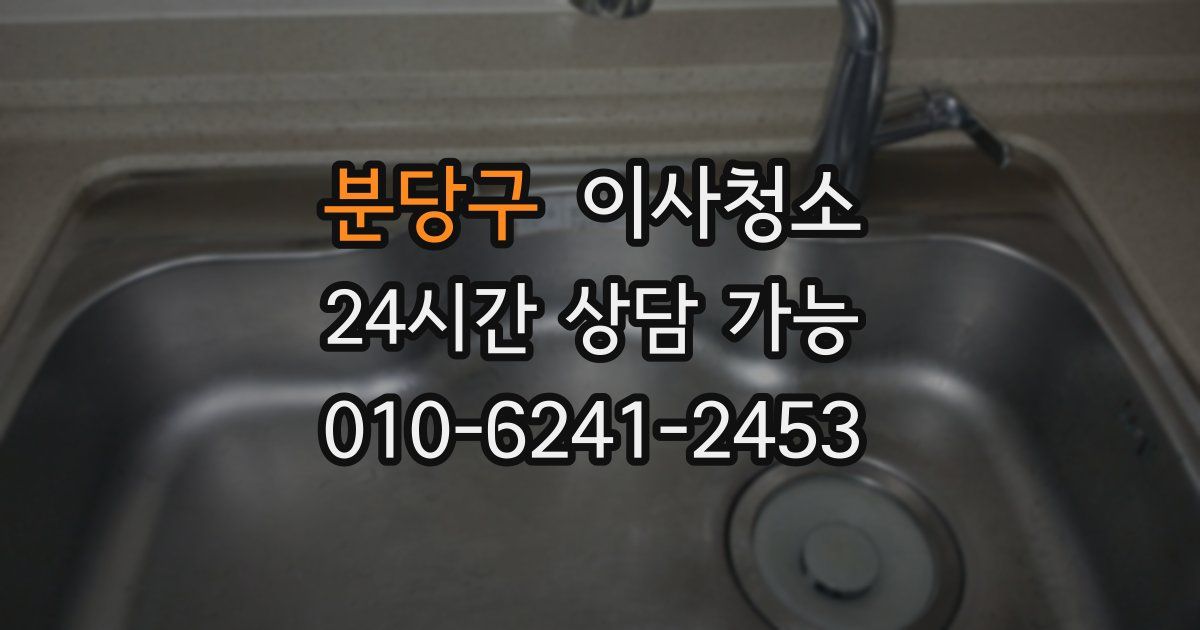 분당구 입주청소
