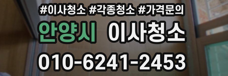 안양시 이사청소