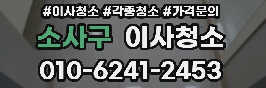 소사구 이사청소