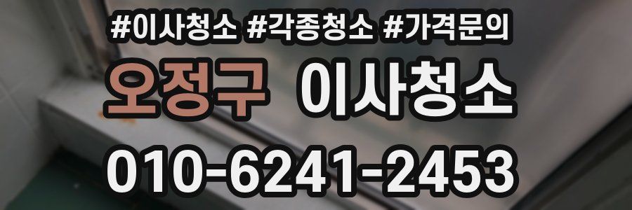 오정구 이사청소