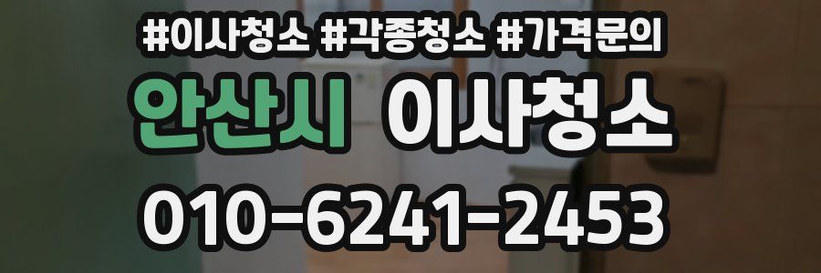 안산시 이사청소