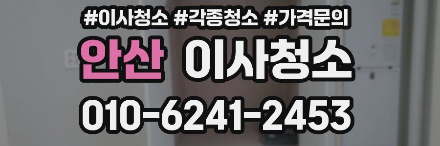 안산 이사청소