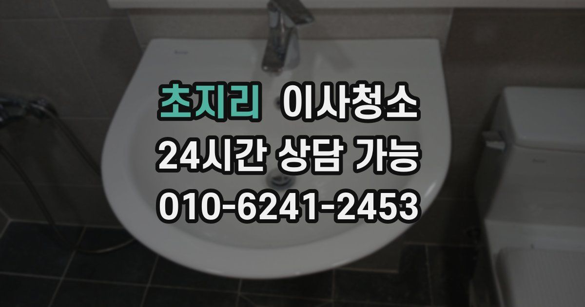 초지리 입주청소