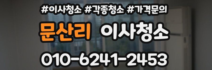 문산리 이사청소