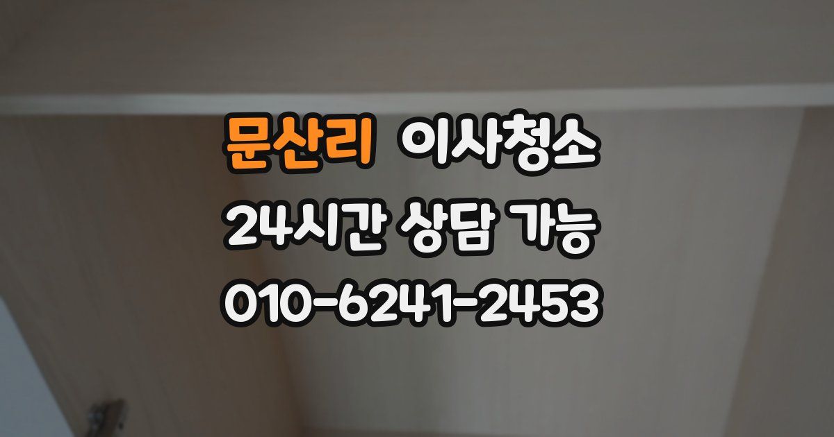 문산리 입주청소