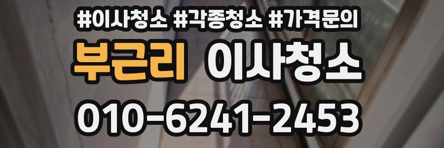 부근리 이사청소