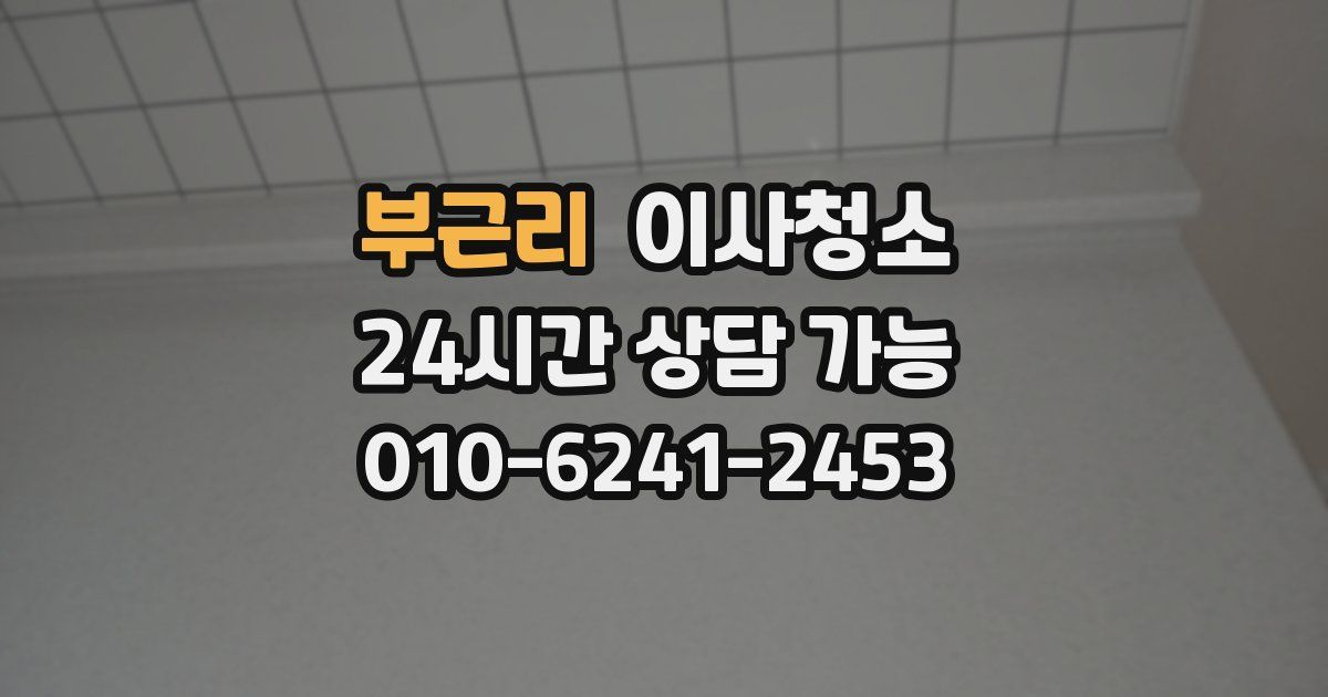 부근리 입주청소