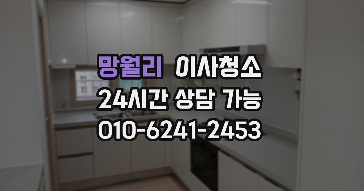 망월리 입주청소