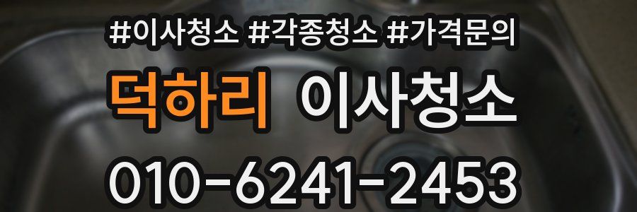 덕하리 이사청소