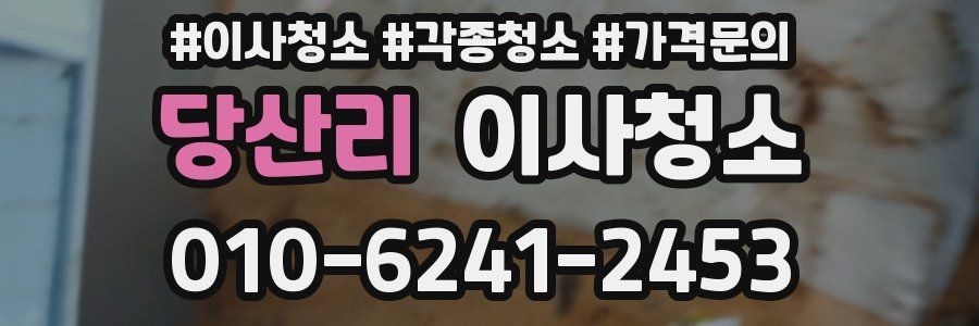 당산리 이사청소