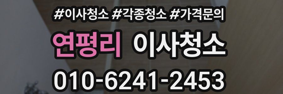 연평리 이사청소