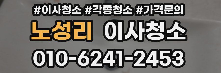 노성리 이사청소