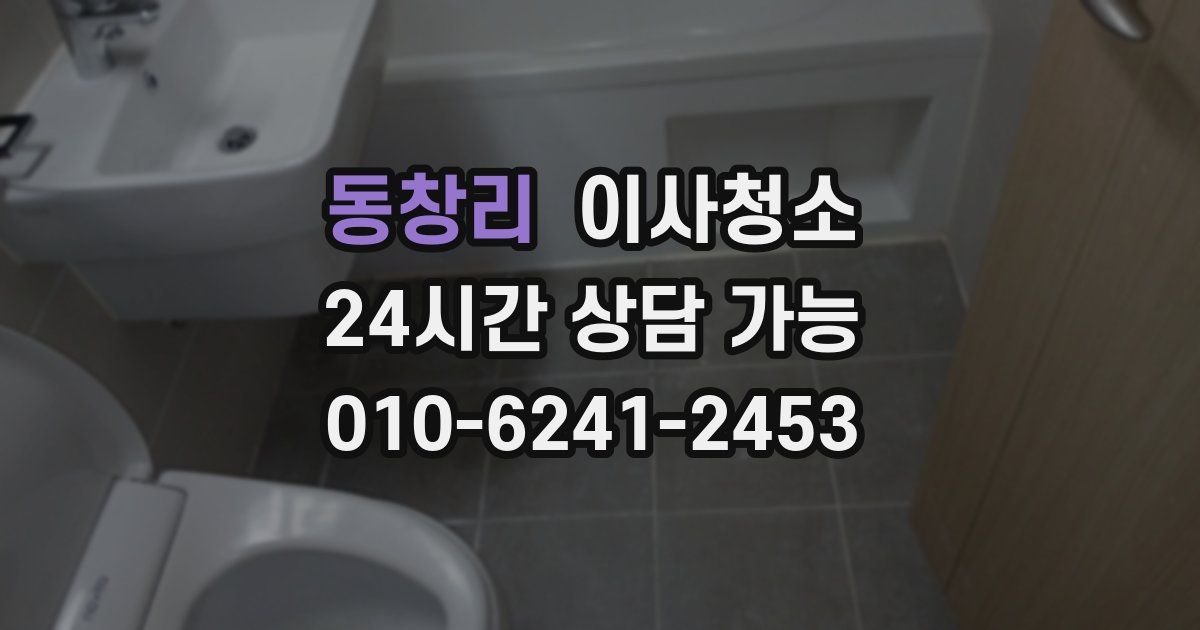 동창리 입주청소