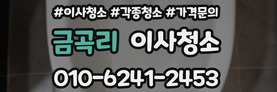 금곡리 이사청소