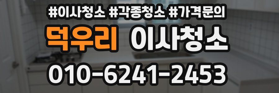 덕우리 이사청소