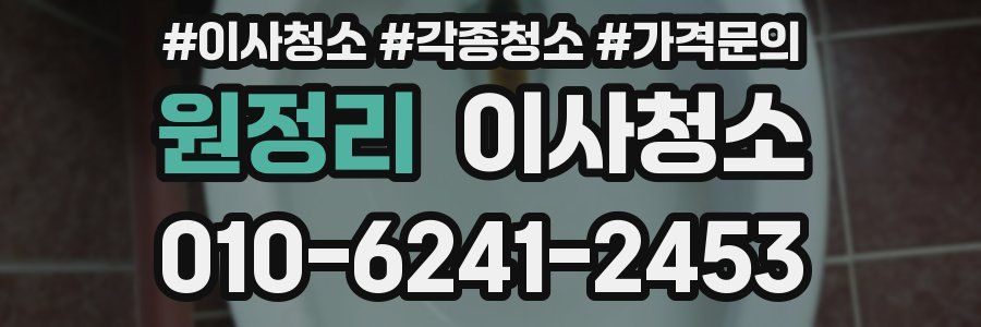 원정리 이사청소