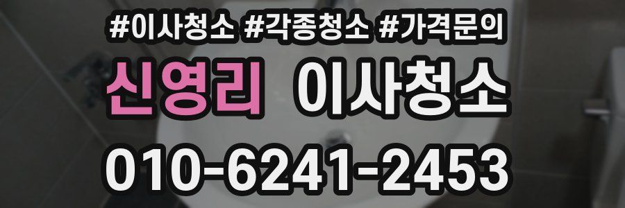 신영리 이사청소