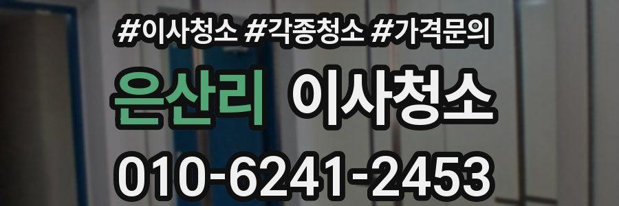 은산리 이사청소