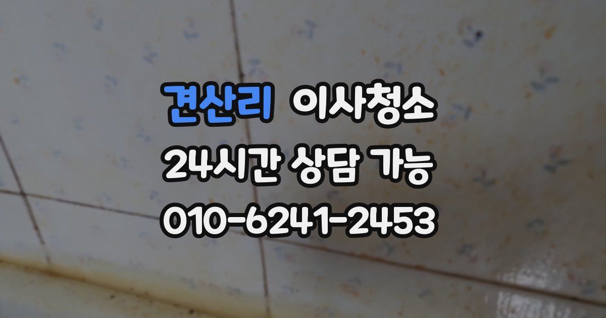 견산리 입주청소