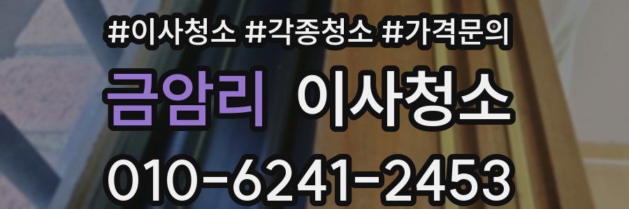 금암리 이사청소