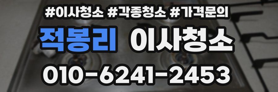 적봉리 이사청소