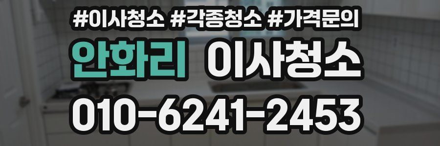 안화리 이사청소