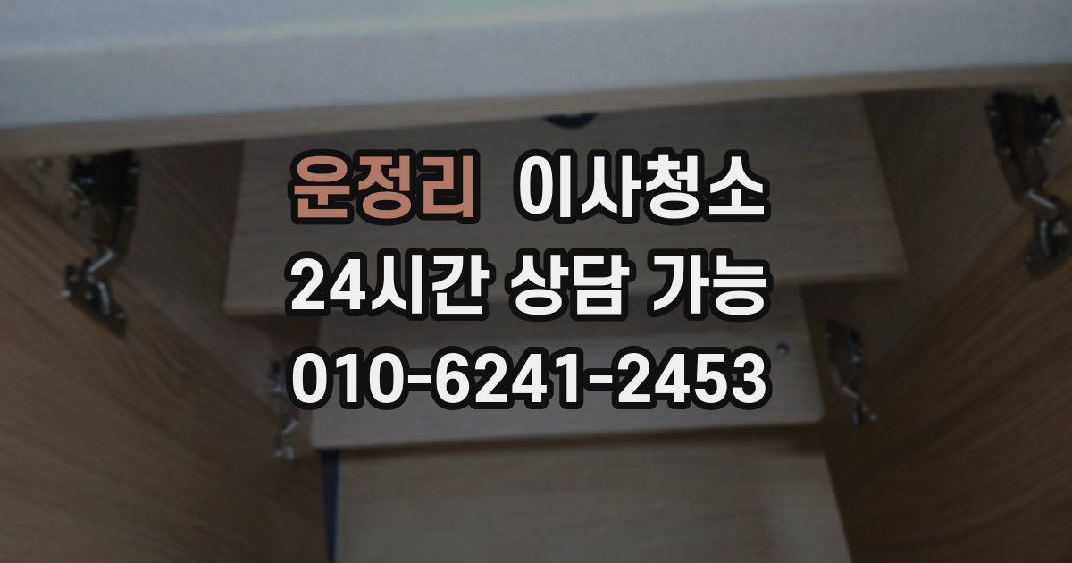 운정리 입주청소