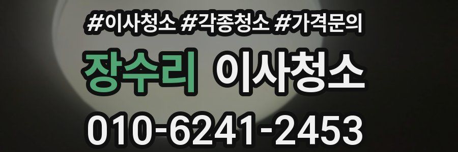 장수리 이사청소