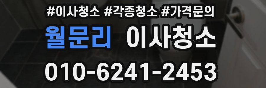 월문리 이사청소