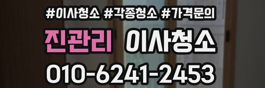 진관리 이사청소