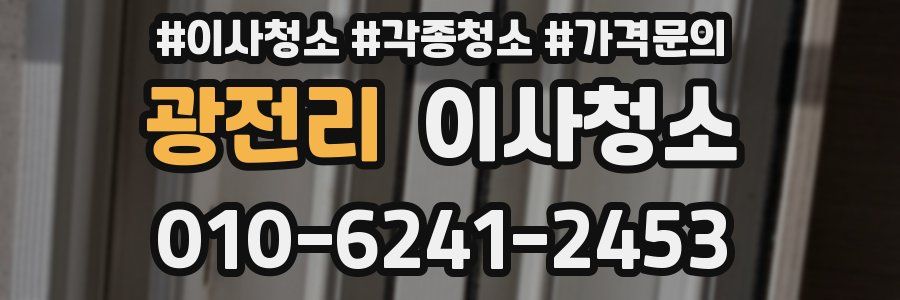 광전리 이사청소