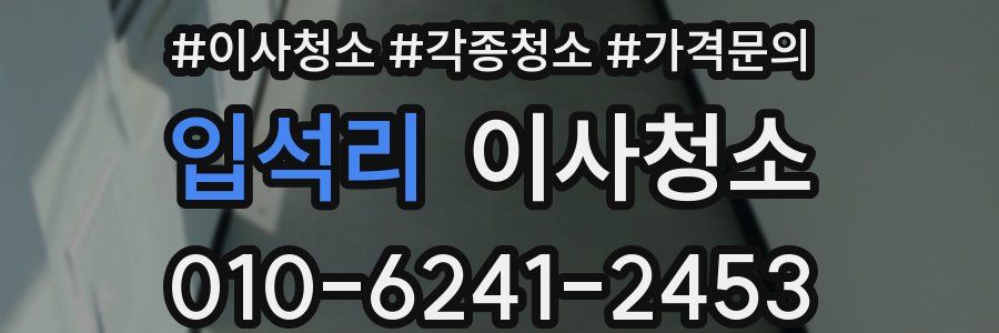 입석리 이사청소