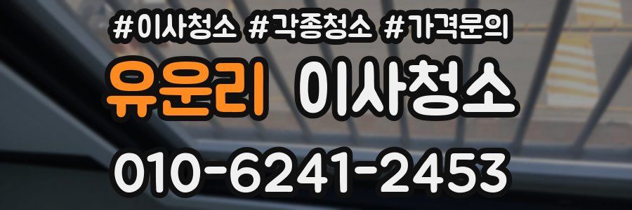 유운리 이사청소