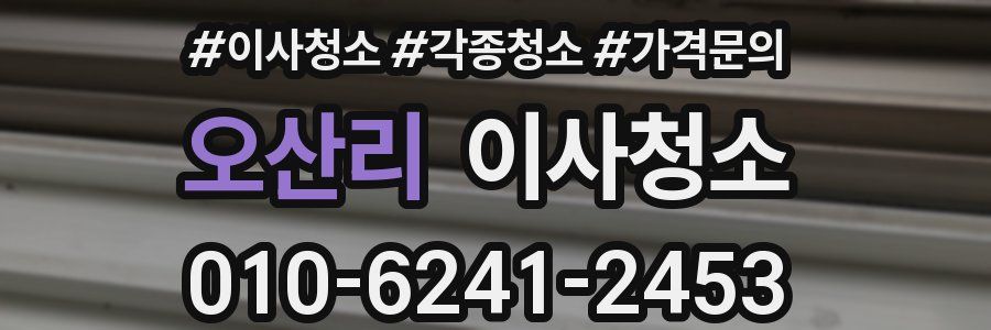 오산리 이사청소