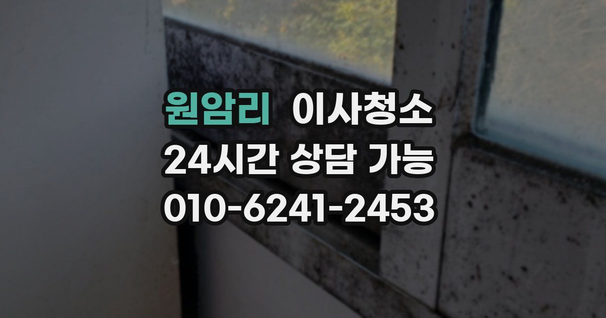 원암리 입주청소