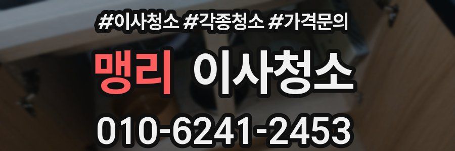맹리 이사청소