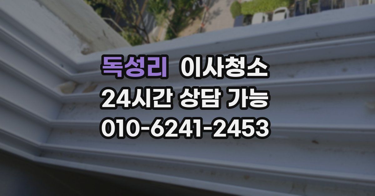 독성리 입주청소