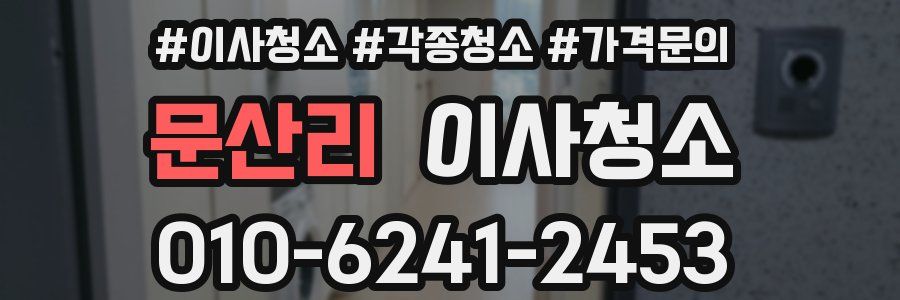 문산리 이사청소