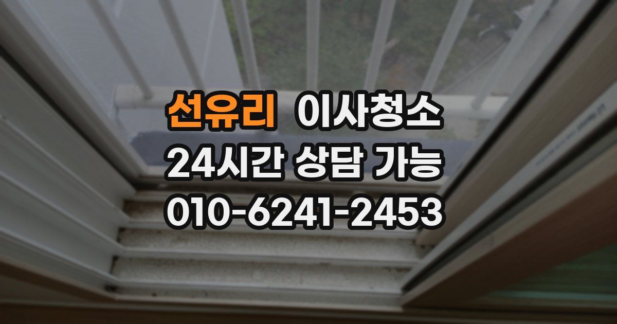 선유리 입주청소