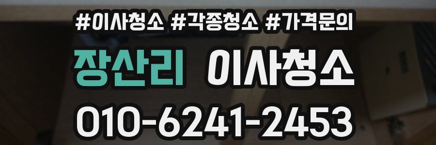 장산리 이사청소