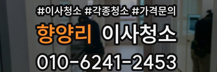 향양리 이사청소
