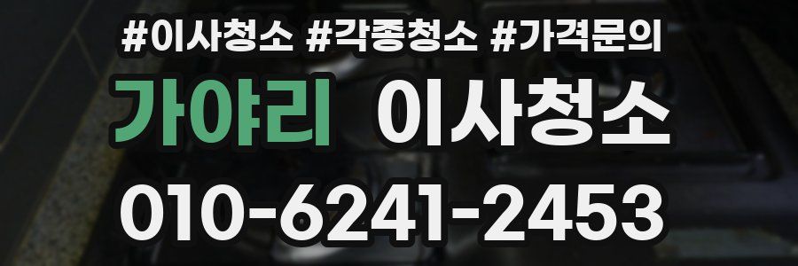 가야리 이사청소